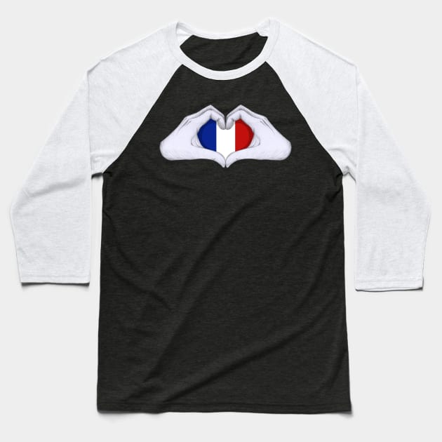 France Baseball T-Shirt by redmay